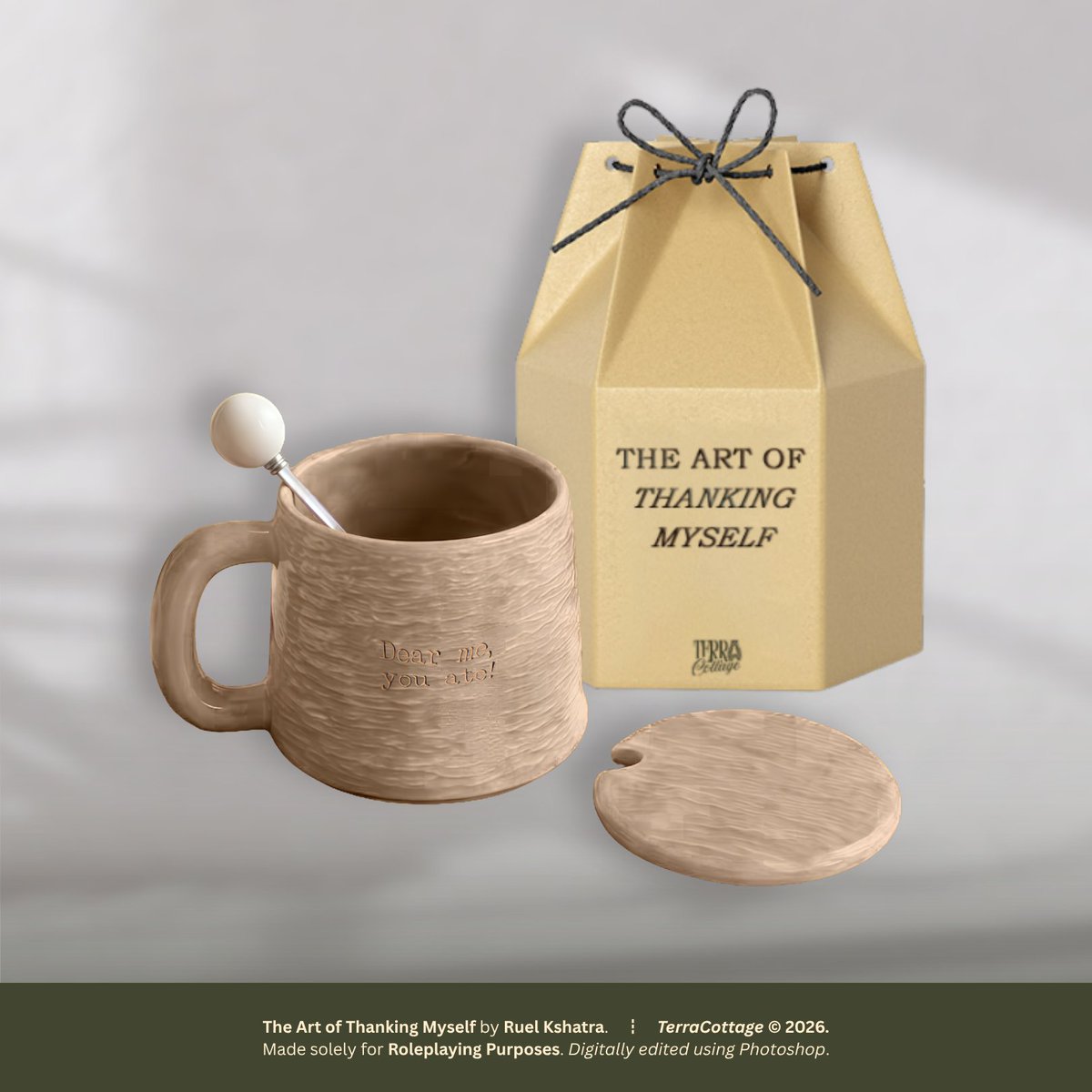 terratelier's tweet photo. .✦ ݁˖ Textured Ceramic Mug.
Includes a mug, lid, and 5.5cm teaspoon.
Available in Cocoa, Oat Cream, and Porcelain White.
Capacity: 440ml. Size: ⌀ 8cm; H 9.4cm (with lid)/8.5cm (cup only). 

If anything is missing or damaged during transit, feel free to reach out. https://t.co/AqtKGybe6b