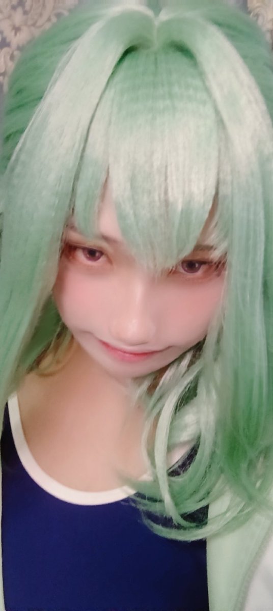 NARI1145's tweet photo. #生徒会にも穴はある 尝试还原尾鳥綻的泳装失败了，十分抱歉！！！ https://t.co/cy2EcJFZYH