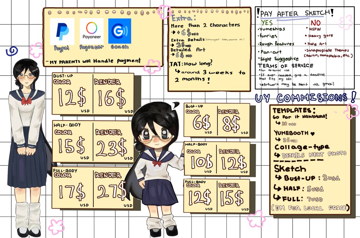 R0seFox's tweet photo. New com template yay, price increase

Templates
GO FOR IT NAKAMURA - 38usd
YUMEBOOTH - 35usd
COLLAGE-TYPE - 45usd https://t.co/fo7UFx7v0a