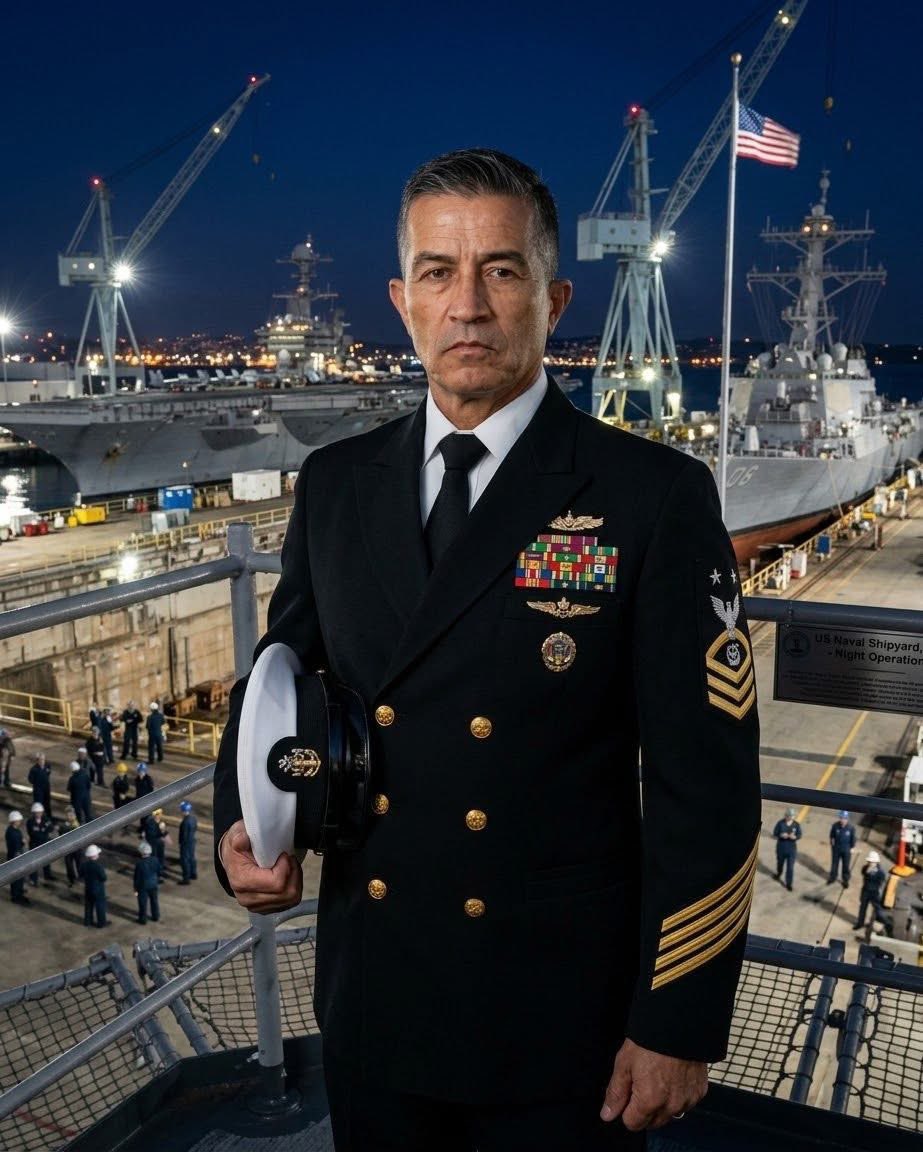 proud_native_am's tweet photo. "My name is Jose Garcia Acosta. I am a United States Navy Chief.
I am also Apache as my grandfather is from the Mescalero Apache tribe.
Someone said it is disgraceful for me to wear a uniform for the USA if I am Native American.
Let me tell you this. I am Apache and American. We do not come up with excuses not to serve or go to battle for our people."