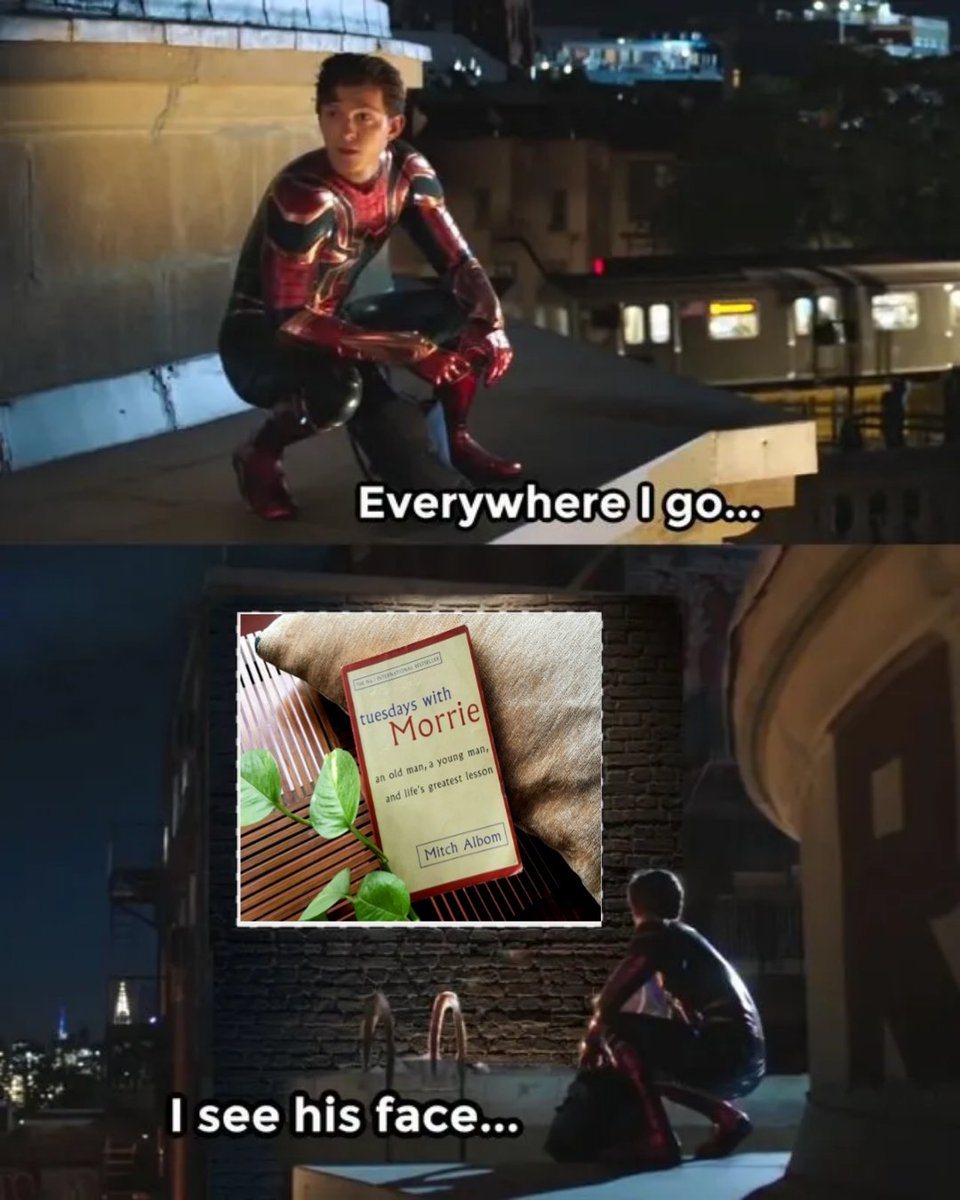 ksvaish's tweet photo. What's so special about this book?
My social media feed is filled with folks picking up "Tuesday's with Morrie" https://t.co/JzWHmZrEyJ