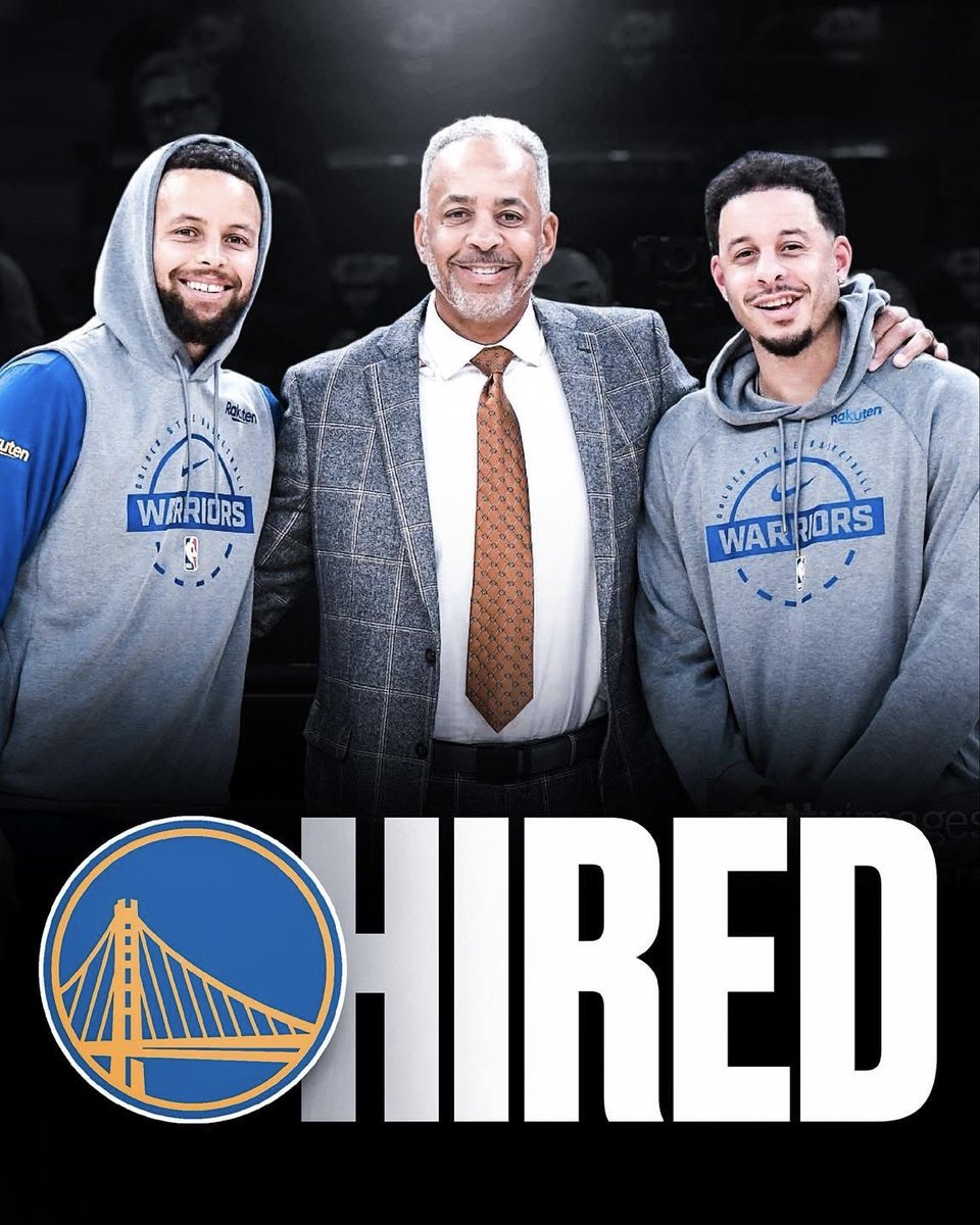 CameronVarelli's tweet photo. The Golden State Warriors have hired
Dell Curry as a member of Steve Kerr's coaching Staff https://t.co/wcnB3JczXH