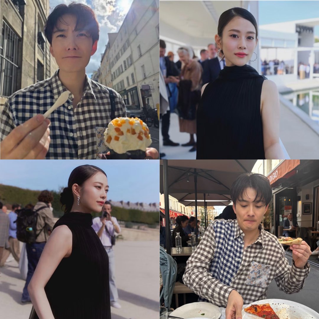 oenmanplusnews's tweet photo. 【話題】岡田将生＆高畑充希夫妻、パリで家族旅行？ “ベビーカー”写り込みにファンほっこり

高畑充希さんがパリでDiorのコレクションに出席している頃、岡田将生くんはベイビーを見てくれてたのか。

写真には、ベビーカーらしきものがチラッと写り込み。

夫婦でパリにいて、片方は仕事、片方は子育て。

こういうの想像すると、素敵な夫婦だなぁって思っちゃう☺️
