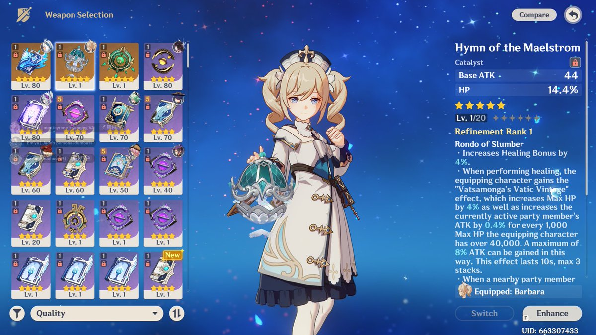 yoyleimpact's tweet photo. oh man! i really want the new bow for my diona! https://t.co/dm86KT4vfv