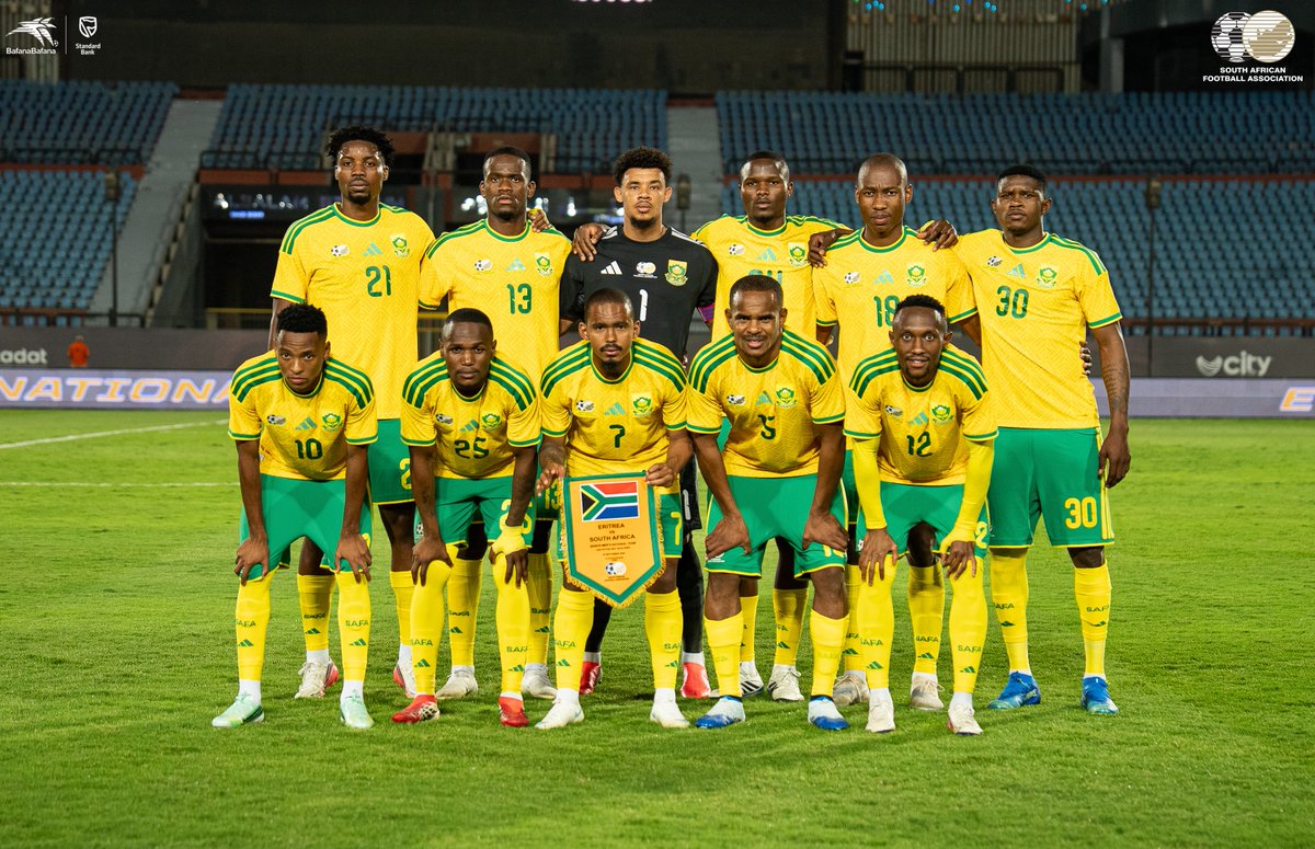 BafanaBafana's tweet photo. Tonight its on!!  It's Match Day!! 🇿🇦🔥⚽️

International friendly 
⚽️ Bafana Bafana 🇿🇦 vs 🇪🇬 Egypt
📆 Sunday, 4 October 2026
🕑 Kick Off: 20:00 SA Time
🏟 Cairo International Stadium
🖥 SABC Sport / SABC +

#BafanaPride 
@StandardBankZA @adidasZA @HonorAfrica @SABC_Sport @REXONA_SA @NUTRITECHFIT @socios  @10bet_ZA @CastleLagerSA @flysaa @southernsungrp