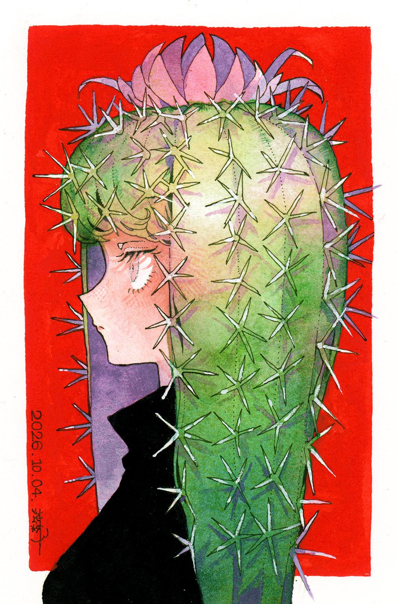 km7ko's tweet photo. Cactus
#inktober #inktober2026 https://t.co/BLr0ghTz3p