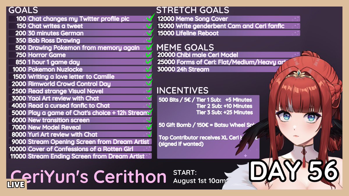 CeriYun_'s tweet photo. LIVE now with Day 56!!!
Camille is baaaack!! YIPPEEEE

Join us down below!! 👇👇👇 https://t.co/ec2GBfrWNR