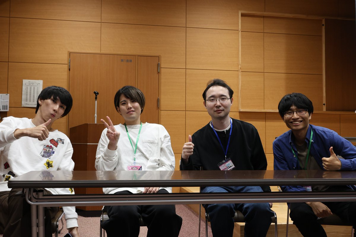 teruchallenge_'s tweet photo. 今回のてるチャレでは、サブイベントとして招待選手の方々によるトークショー、交流会を行いました🌸
招待選手の方々、ご来場くださった皆様、本当にありがとうございました！
@kinurincipall 
@alcana_10906
@natsumewato 
@cona_5757 

#てるチャレ
#ポケモンチャンピオンズ #ポケチャン https://t.co/Qo3bRkxeEZ