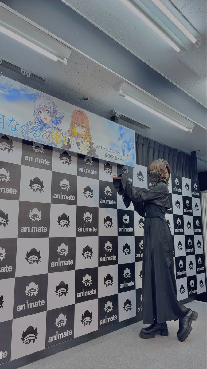 itsukinatsume's tweet photo. 『Not a Hero』リリースイベント
in アニメイト大阪日本橋さん

皆のあったかい言葉にたくさん元気をもらいました💐来てくれてありがとう〜！ https://t.co/Wum0LyXZ2Y