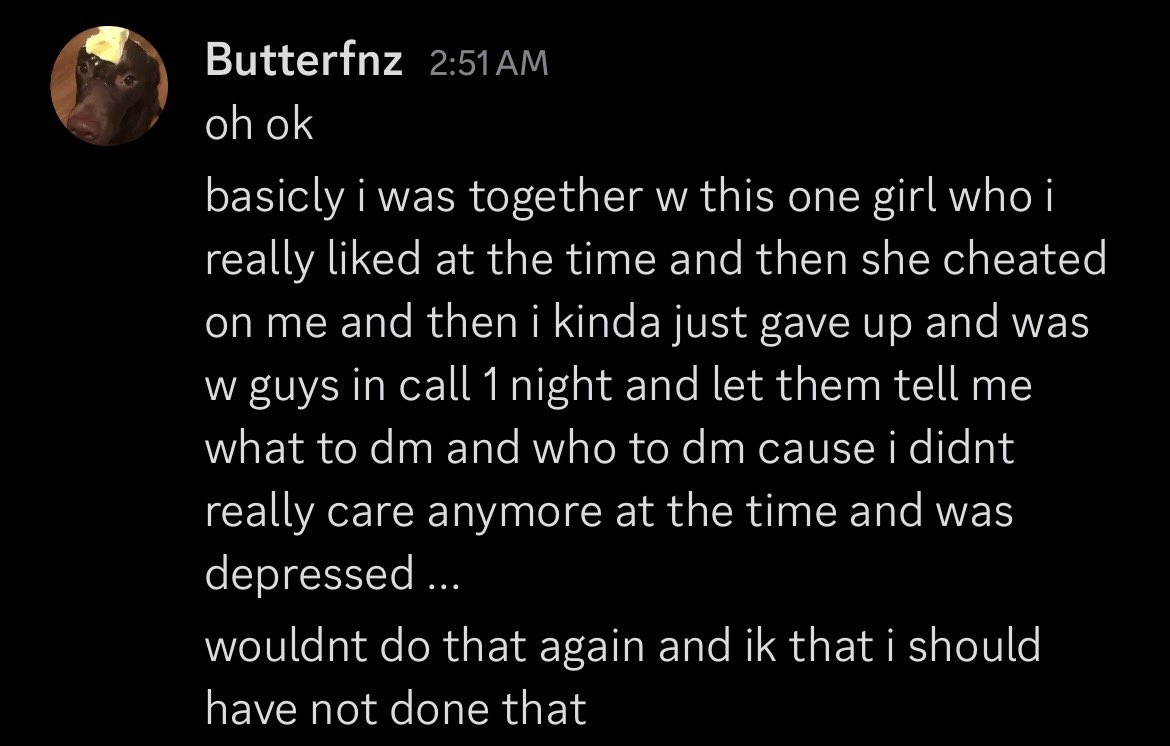 effyfnx's tweet photo. @scriptfnbr @TheFilesDC I’m sure when he’s saying this abt a 13 year old and 15 year old you don’t know anything respectfully so why are you defending his behaviour https://t.co/tRFltTW1Oh