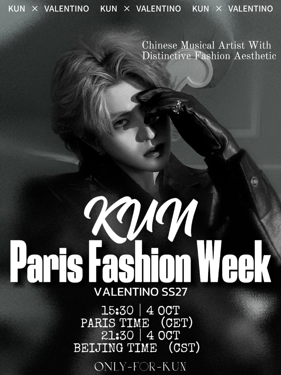 Zhangyanspkm's tweet photo. KUN will surely deliver a standout moment at Valentino Paris Fashion Week.

KUN for Valentino in paris
#KUN #valentino #KUNxValentinoSS27 #ValentinoSS27 #ValentinoAntibiblioteca
@kun_officialx @MaisonValentino https://t.co/6w3gGbi0lc