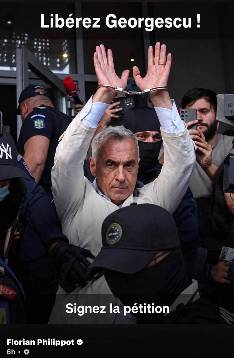 Cobra_196's tweet photo. Solidaritate în Europa pentru Călin Georgescu, Liderul Les Patriots, din Franţa, sare în apărarea lui Călin Georgescu şi cere scoaterea României din UE, Meloni în Italia oferă susținătorilor lui Călin Georgescu toate piețele din orașele Italiei pentru manifestări de susținere a acestuia. Mesaj de susținere de la AFD din Germania...