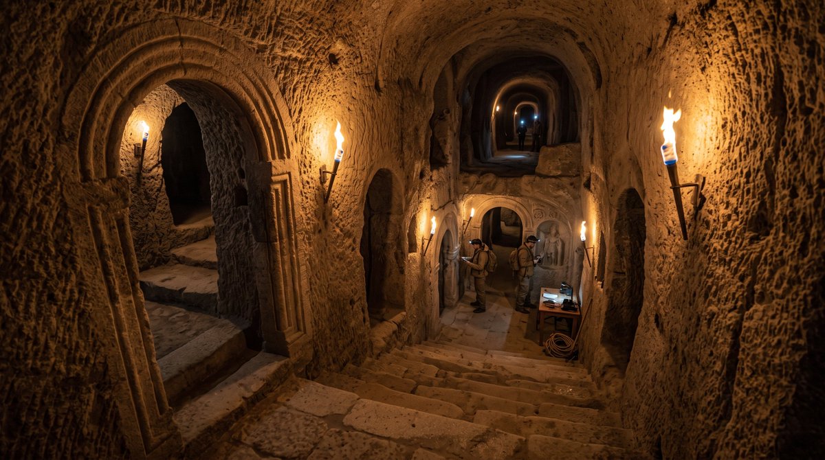 Brian64608204's tweet photo. Derinkuyu Underground City, Turkey: Inside the 18-Level Subterranean Metropolis
read more ๐https://t.co/dCFYnnt1Sx
#turkey
#darktourism
#undergroundcities
#ancientmysteries
#archaeologicalwonders https://t.co/tcuEqltXMG