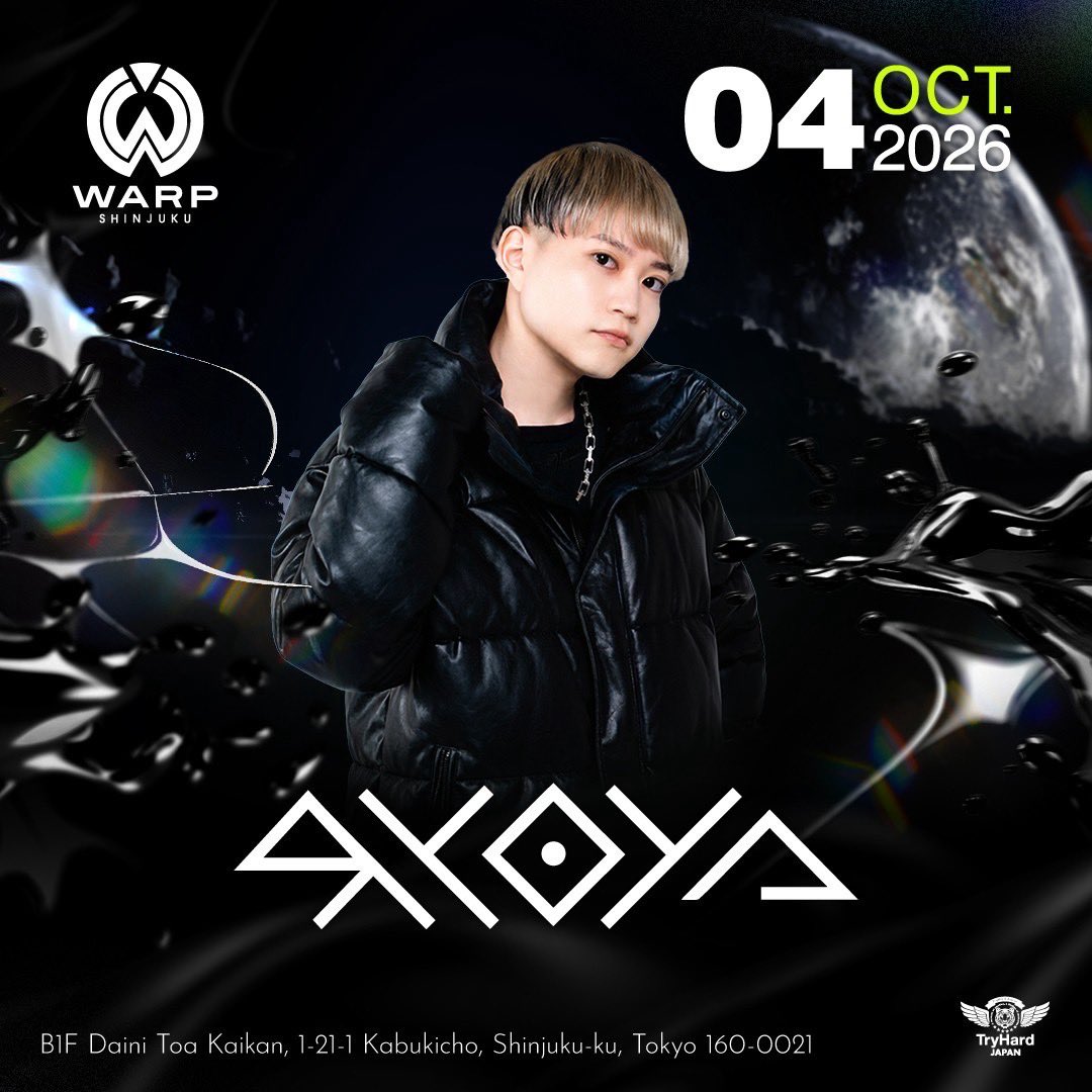 DJ_TOMOPIRO's tweet photo. Tonight 10/4/SUN
at. WARP SHINJUKU
✅https://t.co/MpE7SJqYsC https://t.co/YIiXi0RuOK