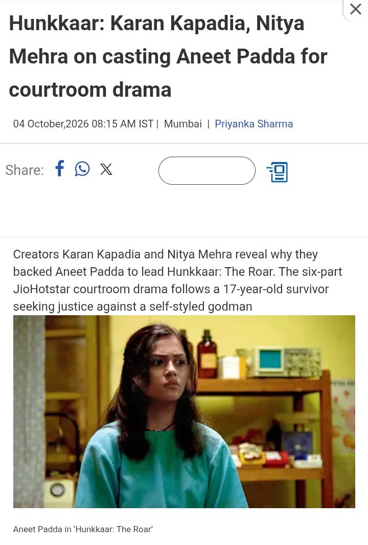 AneetPaddaFC's tweet photo. " I can't wait for her to become the biggest theatrical heroine. She already is" 

– Nitya Mehra on Aneet Padda https://t.co/FKAcfp4kHq