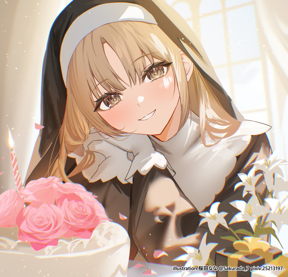 Sakurada_7's tweet photo. 🎂Happy Birthday✨🔔

#描いたよクレアさん
#シスター・クレアのお誕生日2026 https://t.co/rvKa3u49jX