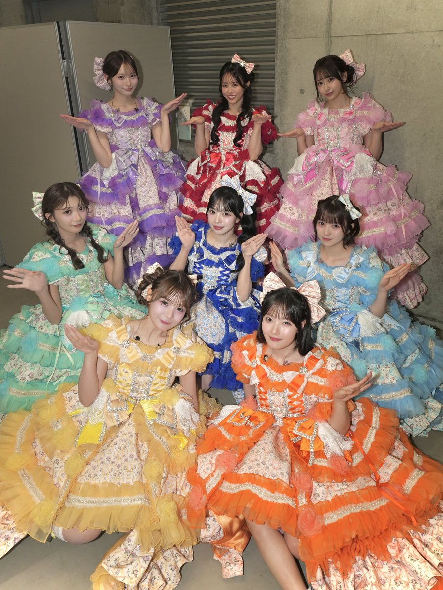 CUTIE_STREET_'s tweet photo. 【アリーナツアー in 宮城🏟️✨】

全国ツアー #CUTIELAND
第5公演目❕🌷

セキスイハイムスーパーアリーナ🌈
DAY2もありがとう❕♡

天使の日(10/4)なので
「天使と悪魔」

💛古澤里紗❤️佐野愛花
💚板倉可奈💙増田彩乃
🧡川本笑瑠🩵梅田みゆ
💜真鍋凪咲🩷桜庭遥花

#CUTIESTREET #きゅーすと https://t.co/P7UNh8S2Ey