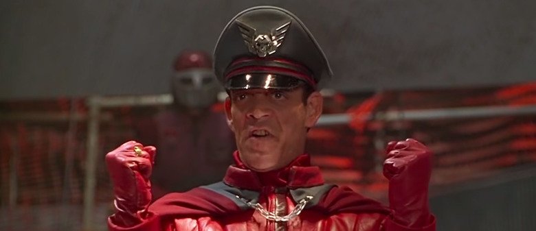adhdrainer's tweet photo. Raul Julia as M. Bison in the 1994 Street Fighter film. The man chewed every frame he was in and made it PERFECT. It was already an unapologetically dumb campy movie, but he took that campiness and ran with it. Here's to hoping that the new SF film is even more batshit this year. https://t.co/2d0eJwBrkD
