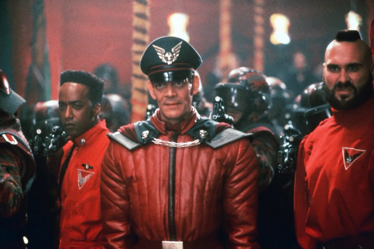 adhdrainer's tweet photo. Raul Julia as M. Bison in the 1994 Street Fighter film. The man chewed every frame he was in and made it PERFECT. It was already an unapologetically dumb campy movie, but he took that campiness and ran with it. Here's to hoping that the new SF film is even more batshit this year. https://t.co/2d0eJwBrkD