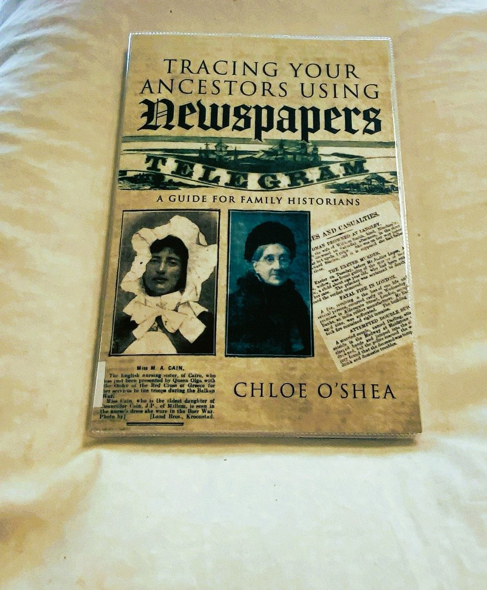 TheIronRoom's tweet photo. #SundayShowcase is Tracing your ancestors using newspapers : a guide for family historians by Chloe O'Shea. This book is a genealogical guide to uncovering and interpreting newspaper articles - from court proceedings to obituary notices. Ref - A 929.1 @LibraryofBham https://t.co/LRnOiW6aKw