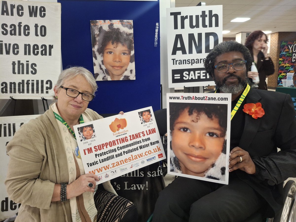 natalieben's tweet photo. #TruthAboutZane campaign rightly getting lots of love and attention at #GreenPartyConference.

I have put #ZanesLaw to parliament three times and will keep pushing the crucial #PublicHealth issue of dangerous landfills every chance I get
#GPC26 https://t.co/EbZS9LhEdj
