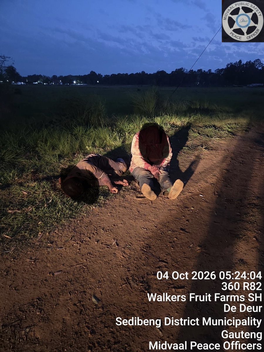 Abramjee's tweet photo. Four men are among the victims of a suspected hijacking in De Deur, South of JHB.

One was murdered. The other victims were injured and had their ears cut off.

The men claim they had been hijacked and that a silver Toyota RAV4 was stolen.

The circumstances are still being investigated.