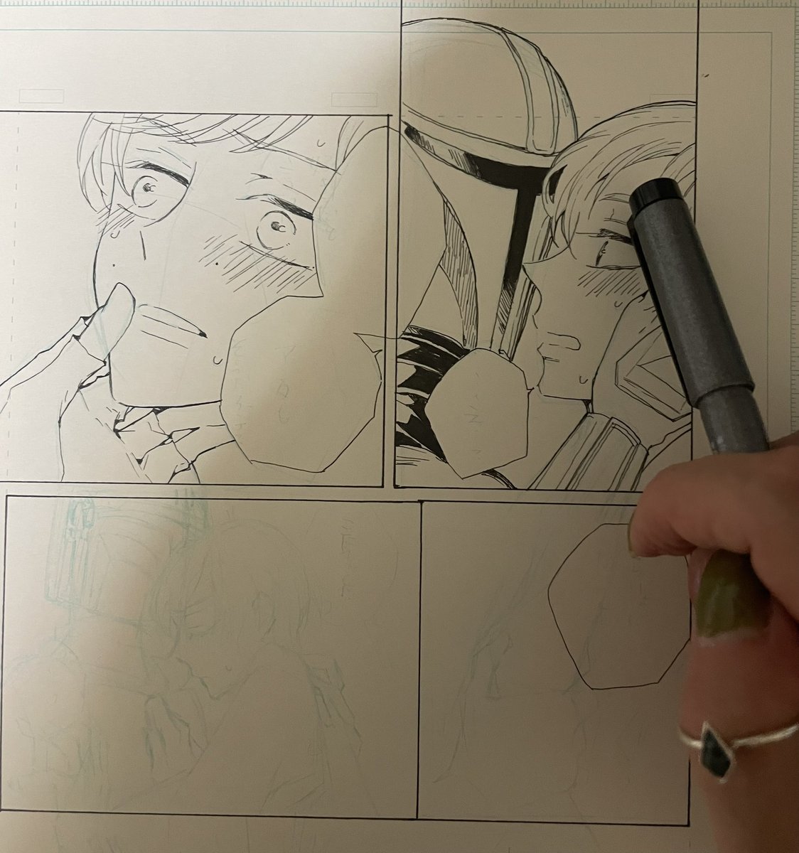 kinacoli's tweet photo. 1ページﾃﾞｨﾝﾙｸ漫画描いてる、今夜にはアップできるかな！ https://t.co/7mM6gTPRea