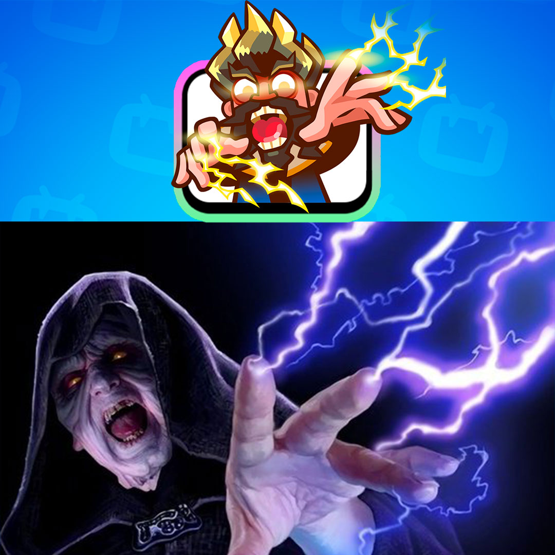 Sergio1722c's tweet photo. Referencias memes de emotes de clash royale season 88 Shocktober 2/2 https://t.co/P3O5Vw9HF3