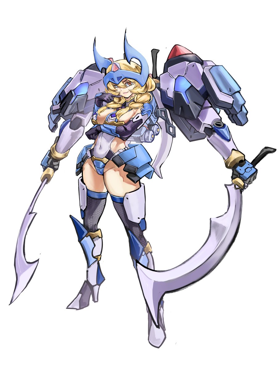 amakasaxxx1's tweet photo. 再掲　カブト＆クワガタメカ娘 https://t.co/QLf4z6iVNx