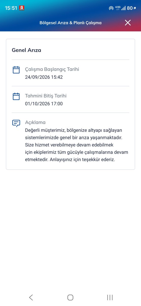 uhudkaya's tweet photo. @TurkTelekom @TTDestek @BTKgovtr 24 Eylül'den beri kesik olan internet için erteleme üzerine erteleme yapılıyor! Bugün saat 17:00 dediler, yine tık yok. Ne arıza çözülüyor ne e-Devlet'ten yaptığımız haklı feshe dönülüyor. Mağduriyetimiz ne zaman bitecek? @TurkTelekom @TTDestek @UABakanligi @ofatihsayan @BTKgovtr https://t.co/ErMqp8z1Vq