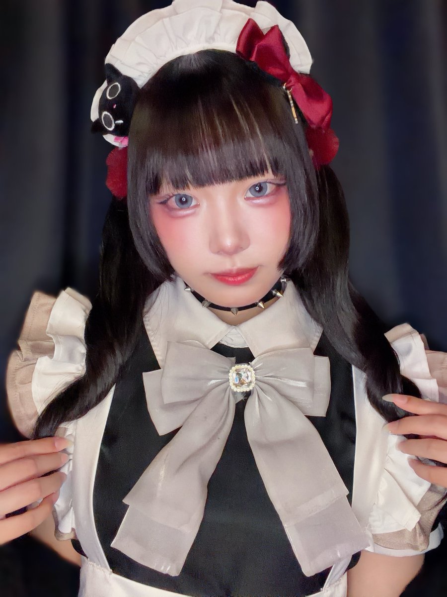 kohaku_delipo's tweet photo. 装飾ふやした！！！！！
左目が喰種なりかけてる、。
ごりごりのパンク系darkメイドで🩸🩸 https://t.co/pkeOwjeIsv