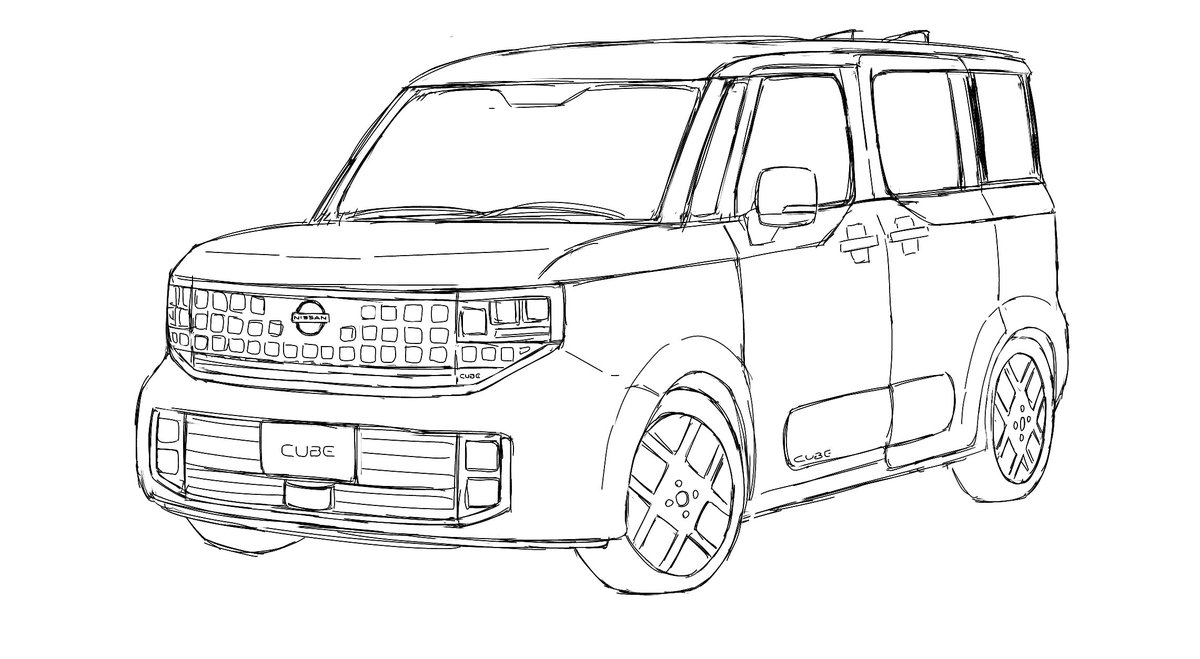 HA_24_FrshMH_21's tweet photo. 日産が28年度に出す新型コンパクトSUVとミニバンはこうでしょ(思想) https://t.co/HsHdpn01x6