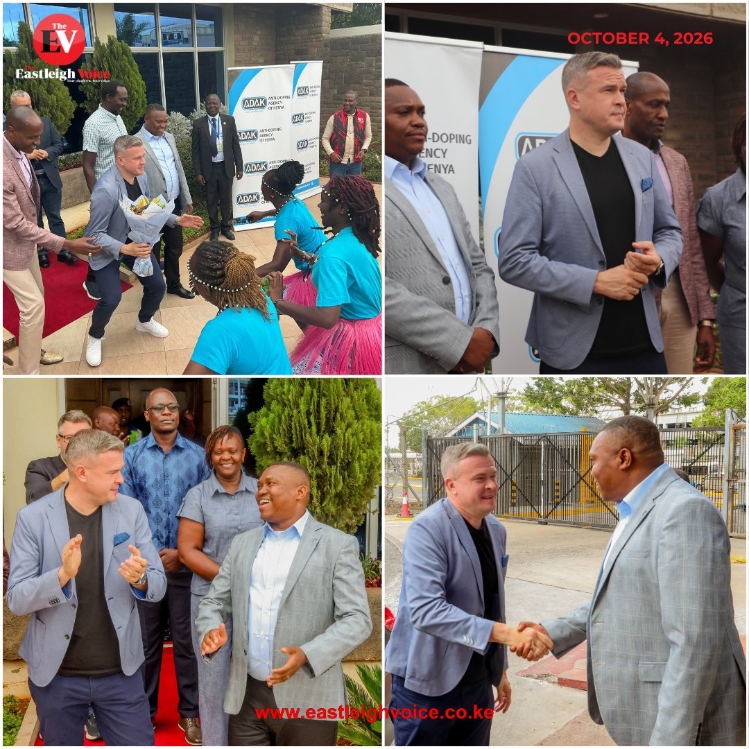 gedo247's tweet photo. Kenya’s anti-doping enforcement measures are under scrutiny as World Anti-Doping Agency President #Witold Bańka begins a visit to #Nairobi to assess the country’s domestic safeguards. Bańka arrived on Sunday and was received at JKIA by Sports PS @ElijahGMwangi https://t.co/6uT3gRNeI1