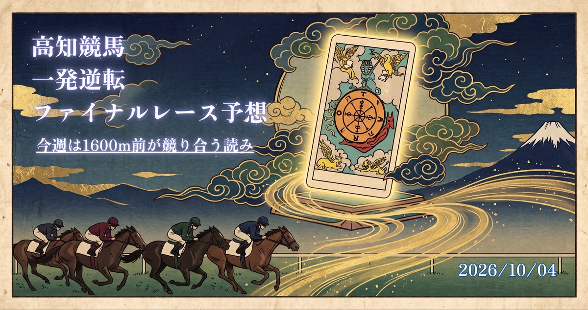 keiga_tarot's tweet photo. 高知ファイナル予想
運気1位は西森将司騎手・ケーニッヒブルート（人気薄）。タロットはワンドのエース、火がつく札。
今週は1600m。逃げたい馬が3頭、前が競り合う読み。
◎ケーニッヒブルート 〇マカオンドール ▲セリオヴェローチェ
#高知競馬 

詳細は https://t.co/SGfbsc2d35