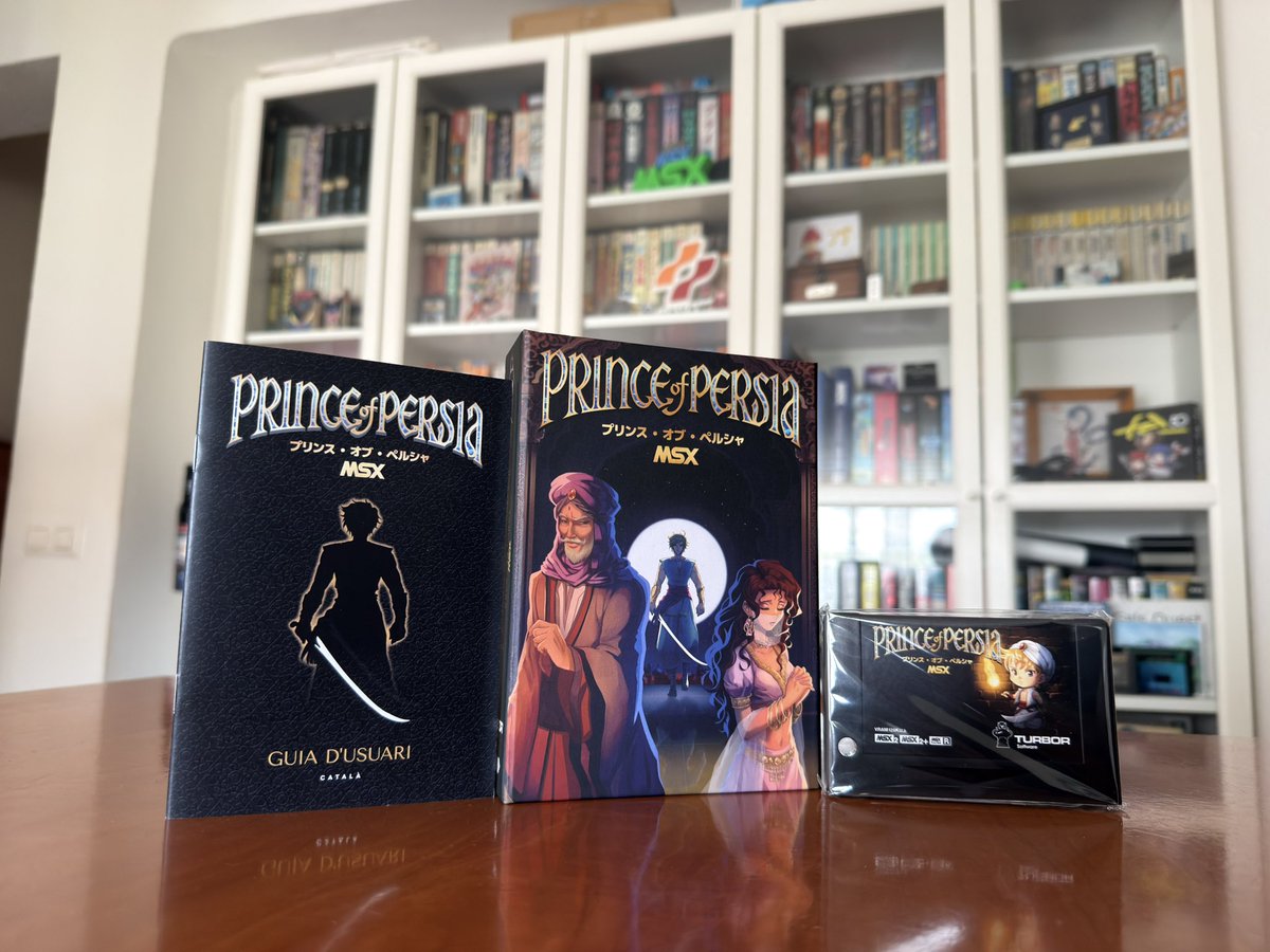 xavisorinas's tweet photo. Spectacular physical version of Prince of Persia for #MSX finally released.

Thanks to:
@Reload_MSX 
@mon_ribas 
@Maiku_no_Koe 
@Marcelllado 
For this hard work. https://t.co/GbEohzbPUj