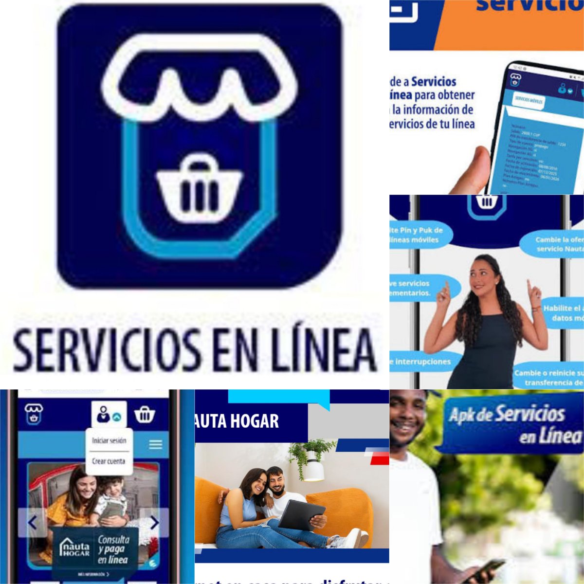 RafelitoCmg's tweet photo. 💥Con la apk #ServiciosEnLinea  de @ETECSA_Cuba lo tienes todo o casi todo al alcance de tu móvil. 
Súmate a la #TransfirmaciónDigital de tus servicios.
Autentícate y verás:  https://t.co/bmpgkh2D29
#EtecsaTeAcompaña https://t.co/OWLJj7sDTy