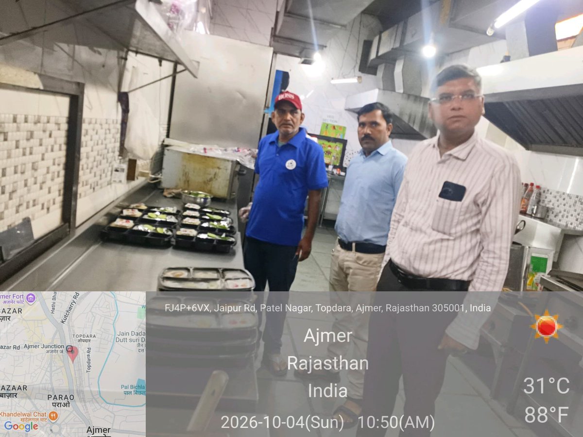 DrmAjmer's tweet photo. Deep cleaning of base kitchen And pest &amp; Rodent control coordination with catering agencies Ajmer Railway Station https://t.co/Tey90AVNvR