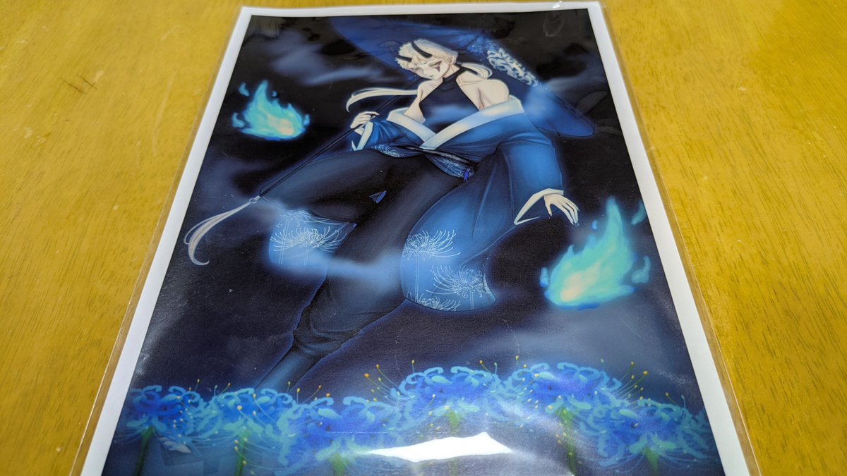snowkuri12's tweet photo. 郡山ADV021 戦利品紹介
MoonWolf 黒咲月希(@rui_syousetu )さん
ポストカード　丑年
イラスト本を購入！
やっぱりカッコいい(⁠♡⁠ω⁠♡⁠ ⁠)⁠ ⁠~⁠♪
そしてイラストコンテストオリジナル部門が4年連続当たりました✧⁠◝⁠(⁠⁰⁠▿⁠⁰⁠)⁠◜⁠✧
ありがとうございます(*^^*) https://t.co/jEM8q5hRdx
