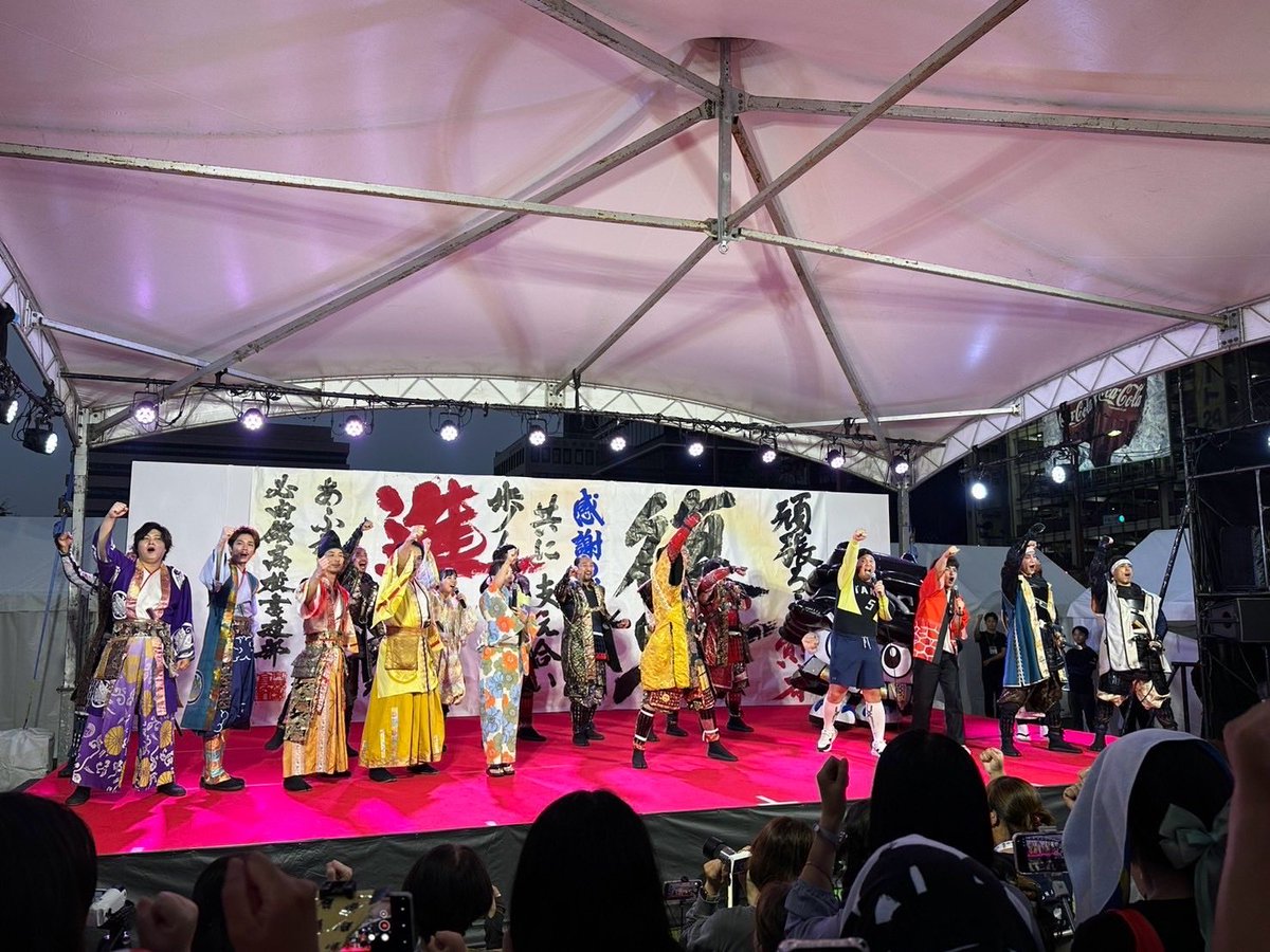 kumajyobushotai's tweet photo. 改めて、
【特別版 お城EXPO in 熊本 2026】
【城下町くまもと復興応援市】
ご参加頂いた皆様方。誠に有難う御座りまする！

熊本城を含め、様々な城郭や歴史の学び。
そして様々な特産品や美味なる食を堪能し楽しむ事で、各地の復興の力となる此度の祭り。
皆様方が笑顔になったのなら幸いじゃ！

これよりは屋敷にてゆっくりお休み下され。それではまた。

細川忠興