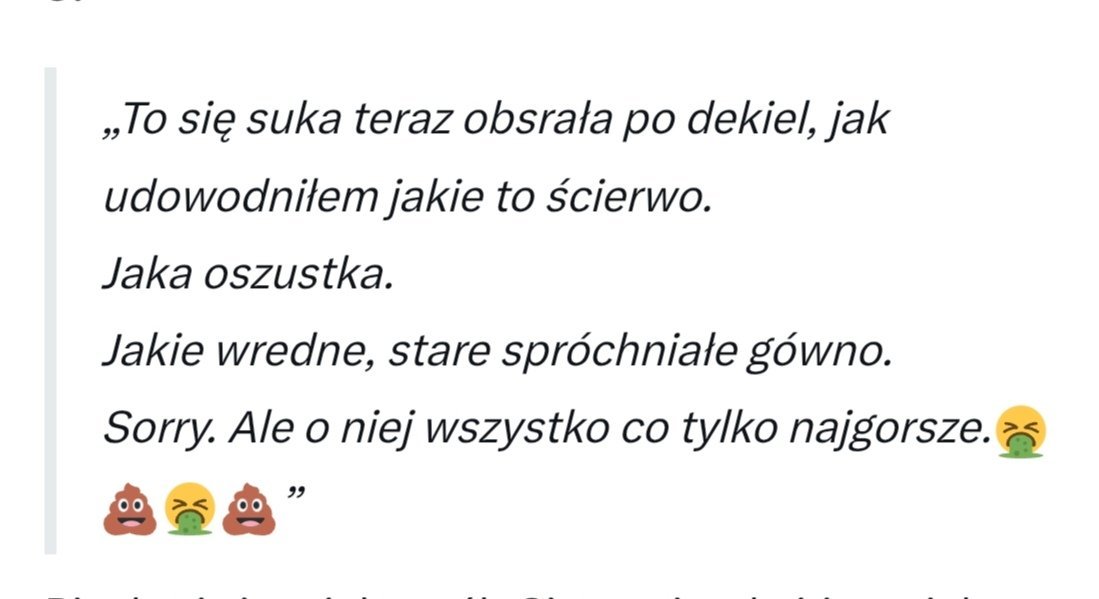 GMiziula's tweet photo. Takie rzeczy o mnie tu publkuje na Xie kłamliwe i wulgarne. Sam jest stary i wyjątkowo brzydki. Zemsta za urażone bardzo kruche ego. Podaje się za wykładowcę z Londynu i Warszawy informatyka, co wydaje się niemożliwe przy takim języku i prymitywiźmie.Teraz uciekł w kłódkę TCHÓRZ https://t.co/UPZb1Ysc3y