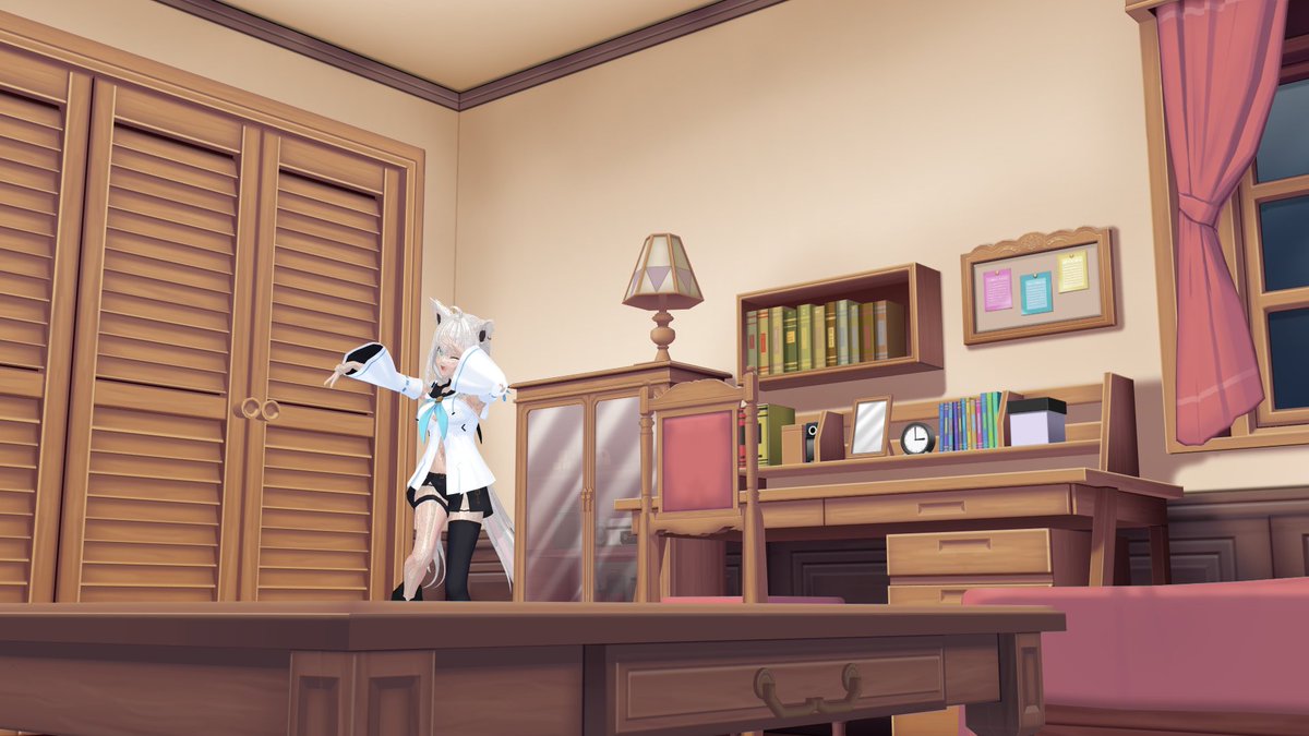HDfolve13's tweet photo. 今週の成果物

フブキ　フィギュア化！
こうして部屋に違和感なく溶け込んでいると、一層「モノ」として扱われ���いる感じがでて良いですよね...
＃固め　＃フィギュア化 https://t.co/OtSlXhAYHQ