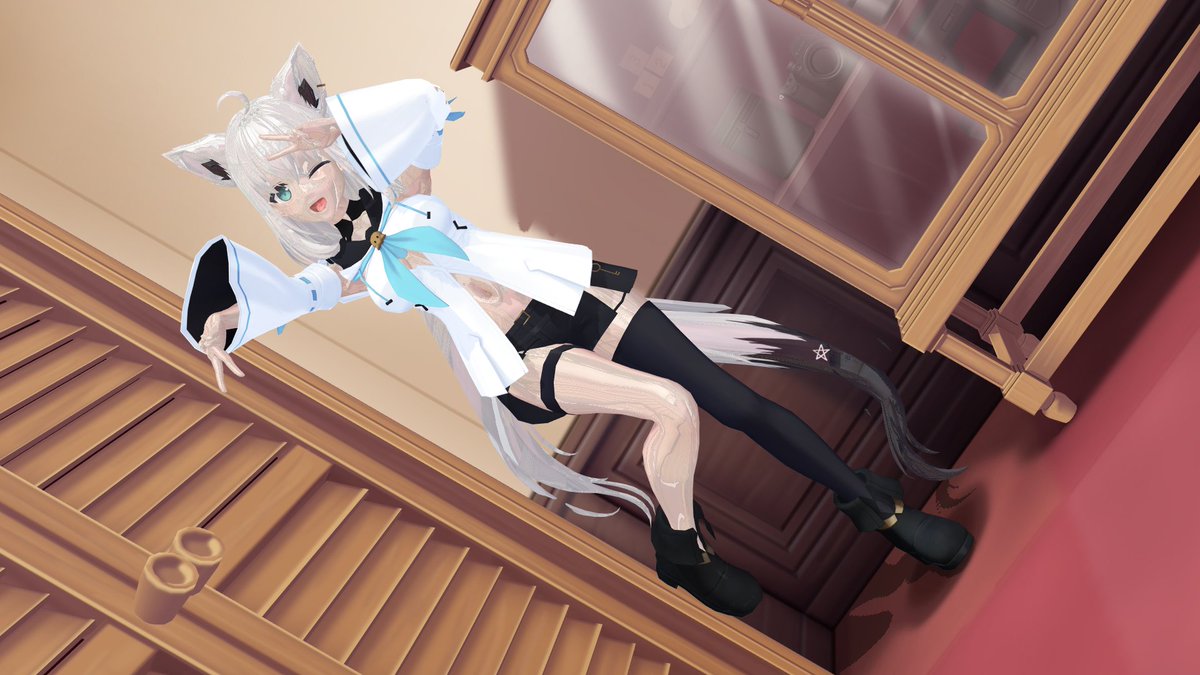 HDfolve13's tweet photo. 今週の成果物

フブキ　フィギュア化！
こうして部屋に違和感なく溶け込んでいると、一層「モノ」として扱われ���いる感じがでて良いですよね...
＃固め　＃フィギュア化 https://t.co/OtSlXhAYHQ