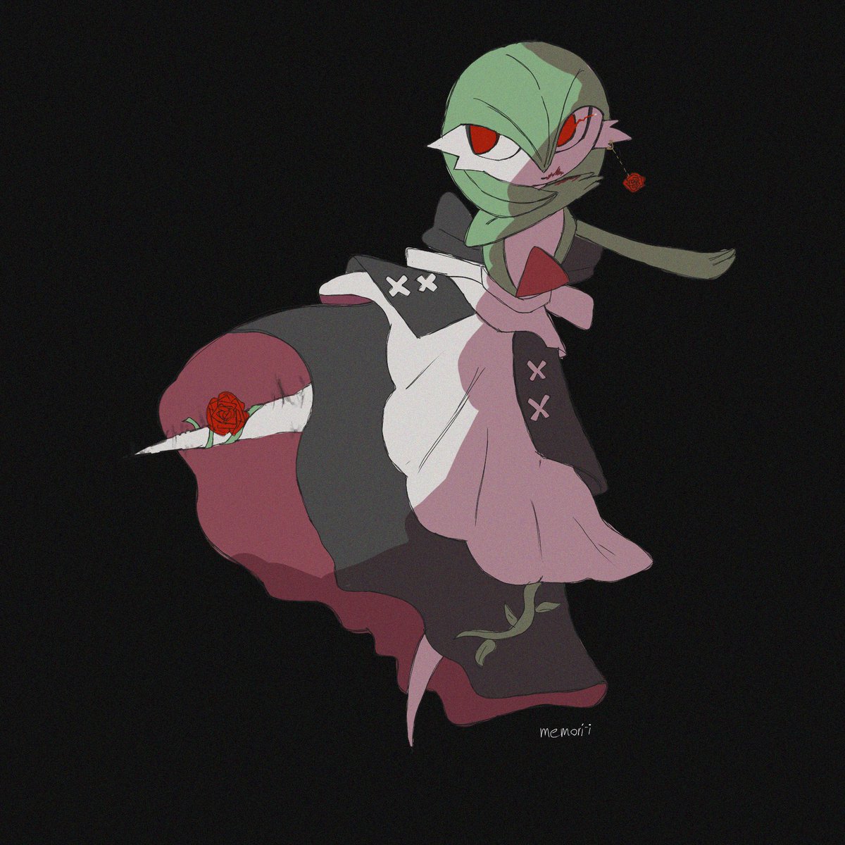 Memori_613's tweet photo. #pokemonfanart #ポケモン絵 #サーナイト

　　『美しい花には刺がある』 https://t.co/HXJef8t5HE