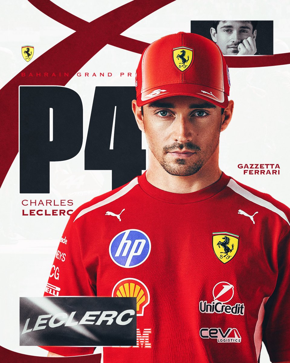 GazzettaFerrari's tweet photo. 🏁 RACE | #BahrainGP 🇧🇭 

LEWIS HAMILTON - P3
CHARLES LECLERC - P4 https://t.co/EjXHOAeVwo