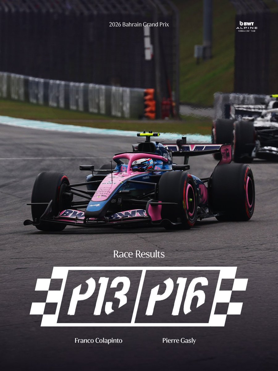 AlpineF1Team's tweet photo. A tricky afternoon in Malaysia. https://t.co/C58bP59TYl