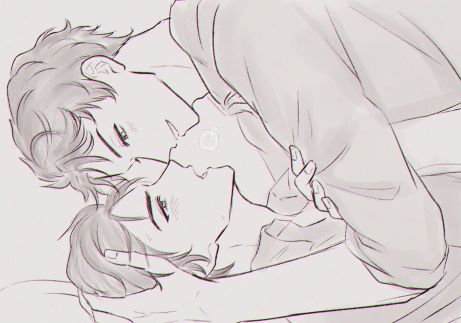 skgtsumu's tweet photo. キスの合間に呼吸整えようとするの好き
(整う前にまたキスされる)

吏逢 https://t.co/oF5IHL6AAw