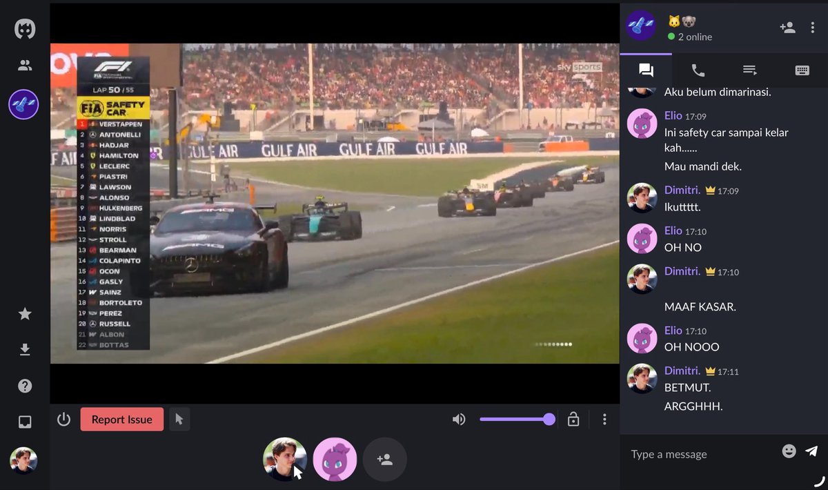 Saintificial's tweet photo. Sums up today’s race. :) https://t.co/FQRoaX7J1Y