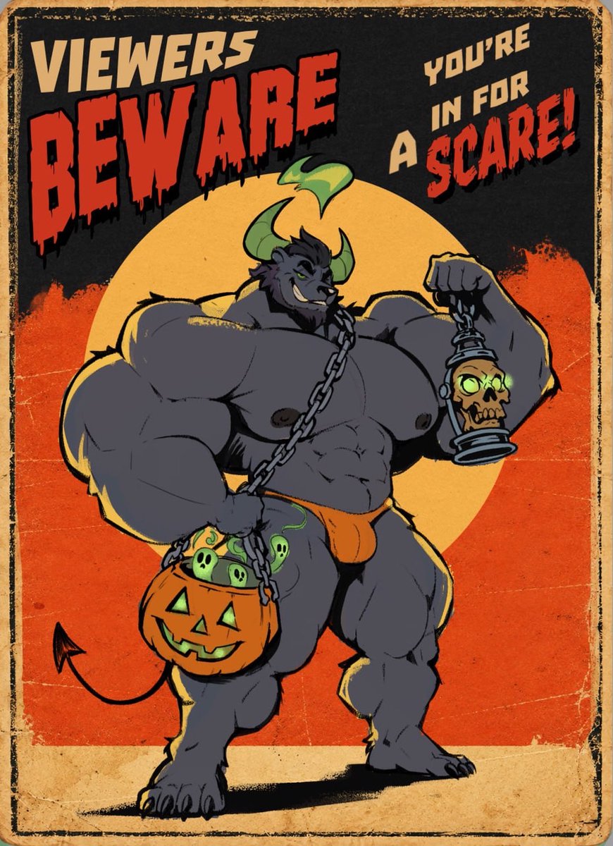 Bruttaabunny's tweet photo. Commission @N_Woof76 🎃 https://t.co/LuESV0uqLZ