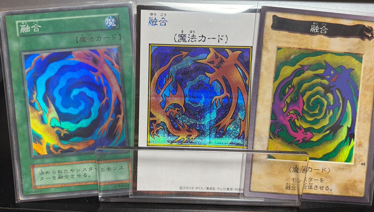 Feather_O_S's tweet photo. OCG、マンガスタイルとバンダイ版並べるの、かなりご機嫌 https://t.co/OC54sL982u