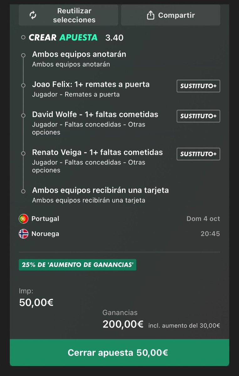 MrTips365_'s tweet photo. Cuota 4
Cuota 10

Ayer cuota 4✅ en telegram, vamos a por la 2º. https://t.co/pzBCe8JUxH